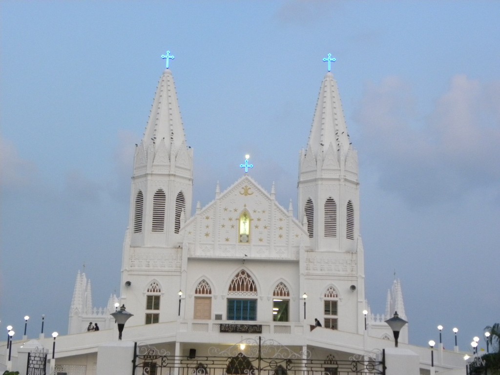 The Upper Basilica of the Shrine of Our Lady of Health Vailankanni